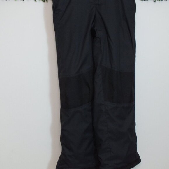 Lands End Kids Bib Snowpants Black Children's 12 - Picture 2 of 16